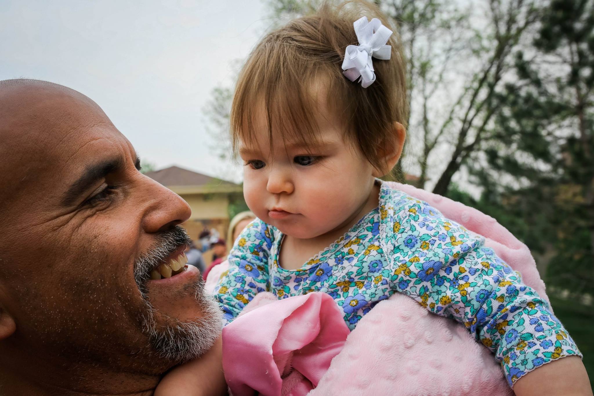 Mark Zamora and Grandbaby